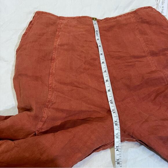 Young Fabulous & Broke YFB NWT Split Leg Cove Pant Size Medium M Orange - Picture 9 of 12